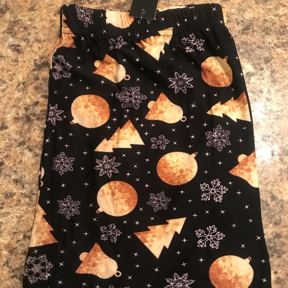 Christmas Leggings - Ornaments & Snowflakes